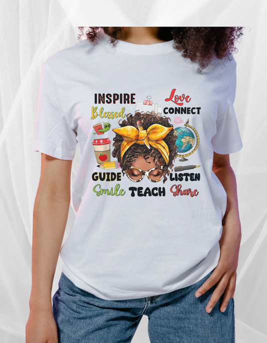 Teacher Inspired Women's Graphic T-Shirt