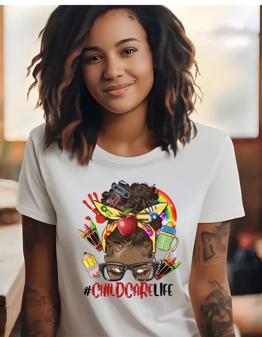 Child Care Life Graphic Women's T-Shirt