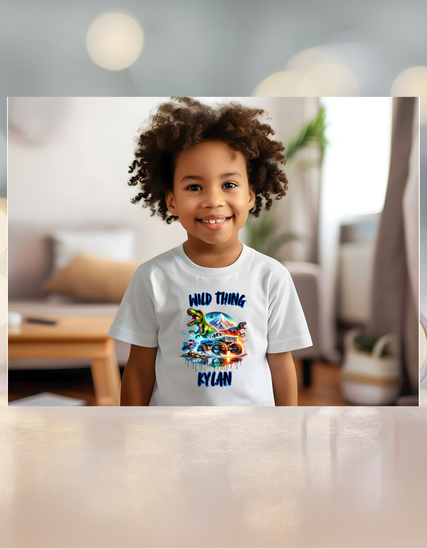 Wild Thing Boy's Dinosaur inspired t-shirt